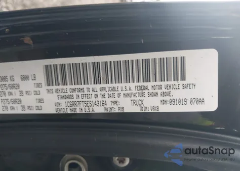 2014 Ram 1500 Express from USA, damaged, VIN 1C6RR7FT5ES143164